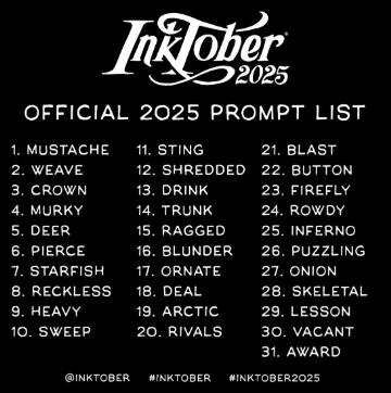 2025 Ink-Tober contest